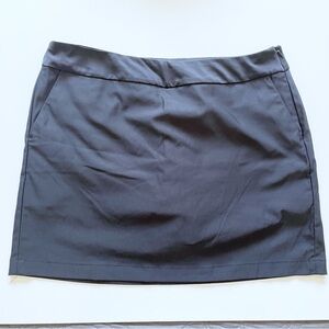 Nike Golf Black Mini Athletic Pencil Skirt Skort Size 12 Dri-Fit